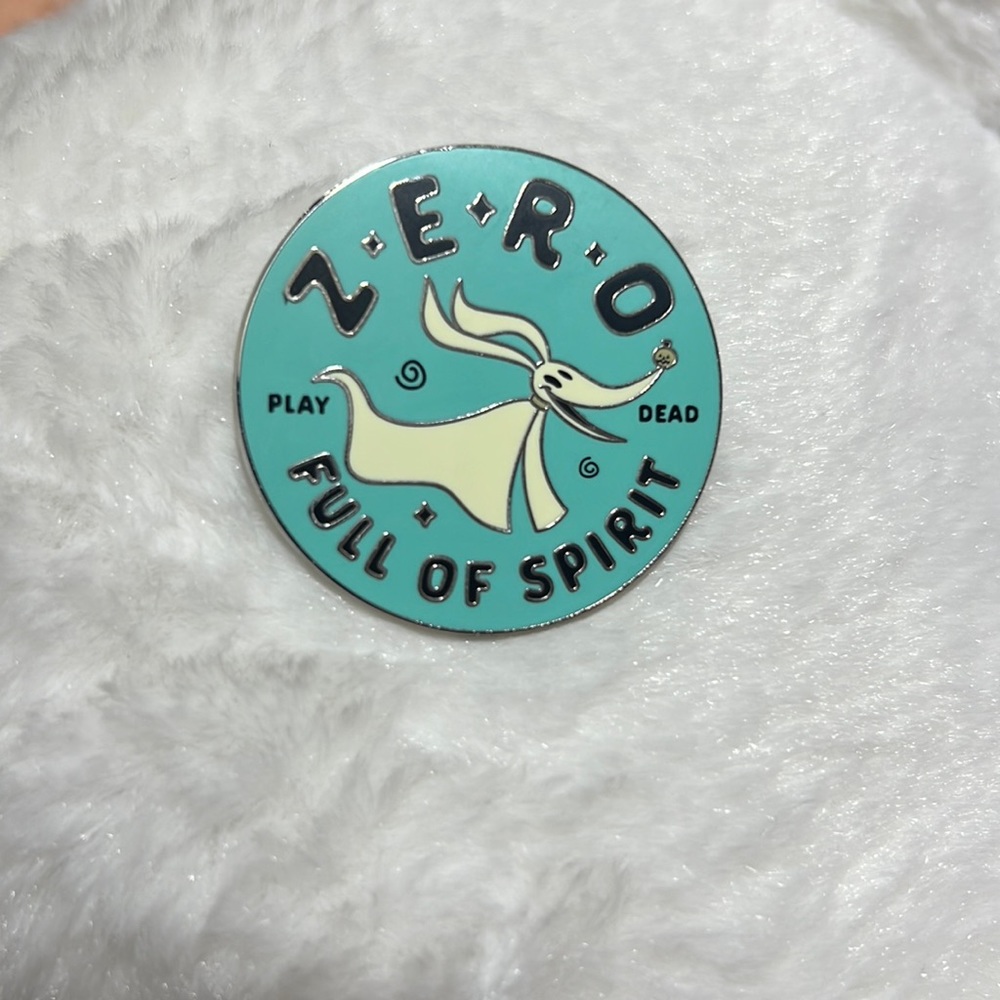 ✨Disney Nightmare Before Christmas Zero Full of Spirit Play Dead Pin